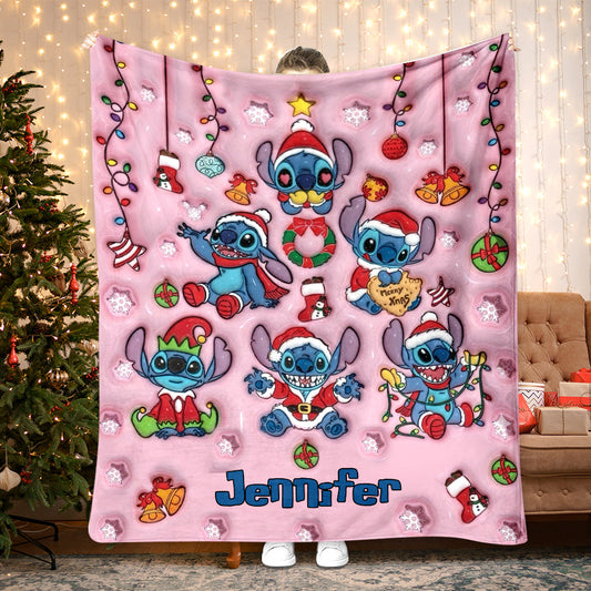 Wonderful Time - Personalized Ohana Blanket