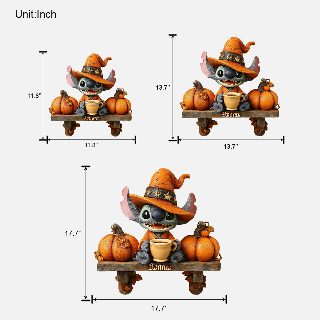 Hello Fall - Personalized Ohana Custom Shaped Wood Sign