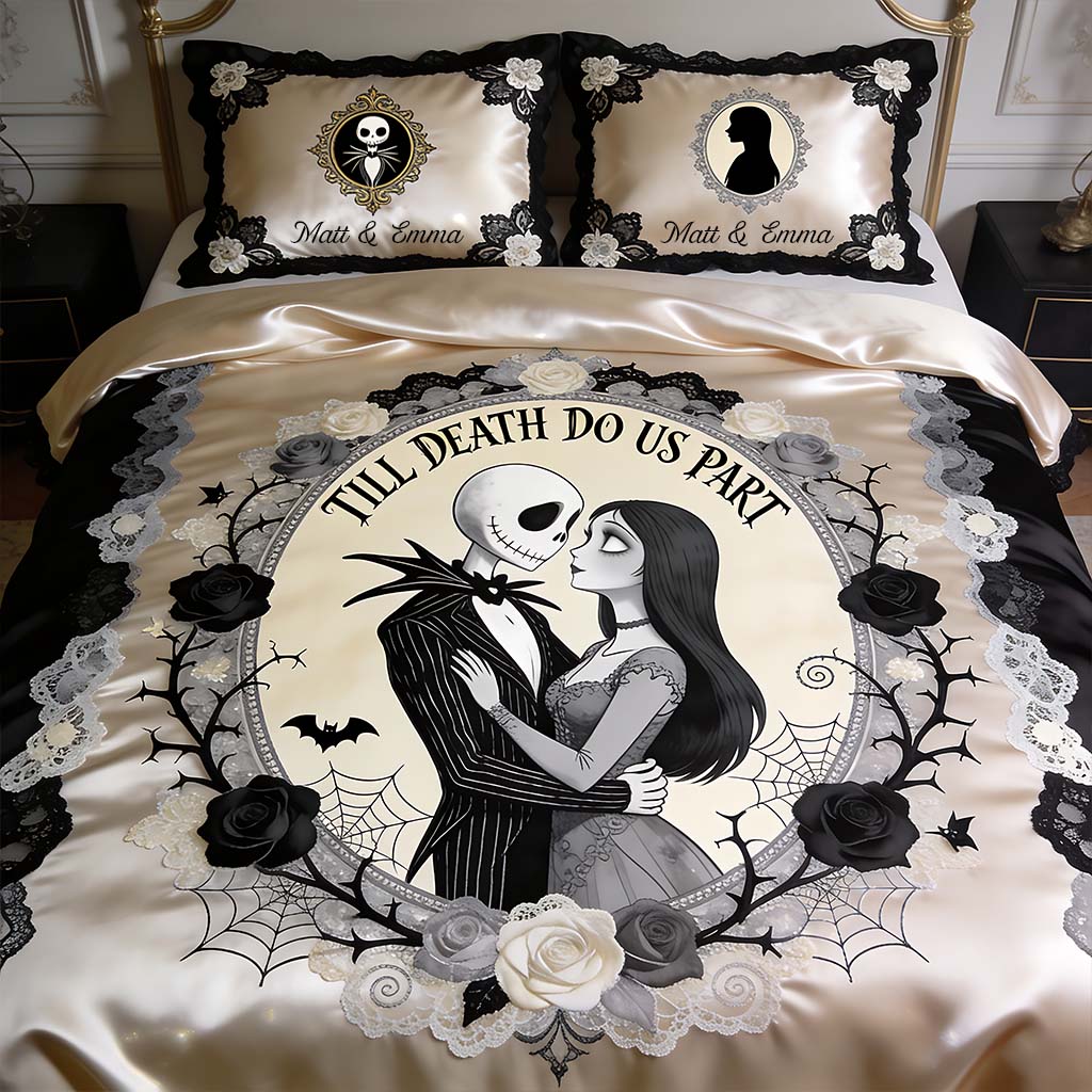 Till Death Do Us Part - Personalized Nightmare Bedding Set