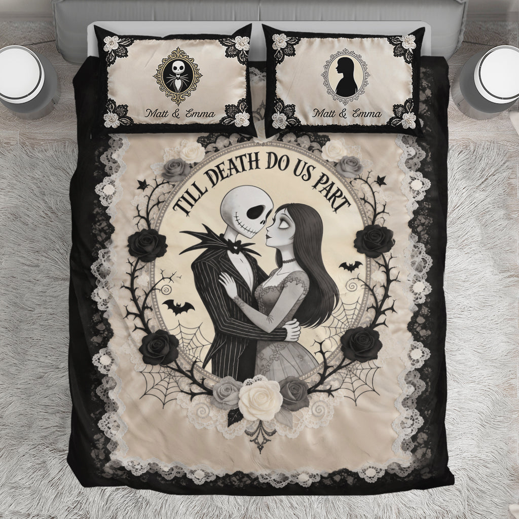 Till Death Do Us Part - Personalized Nightmare Bedding Set