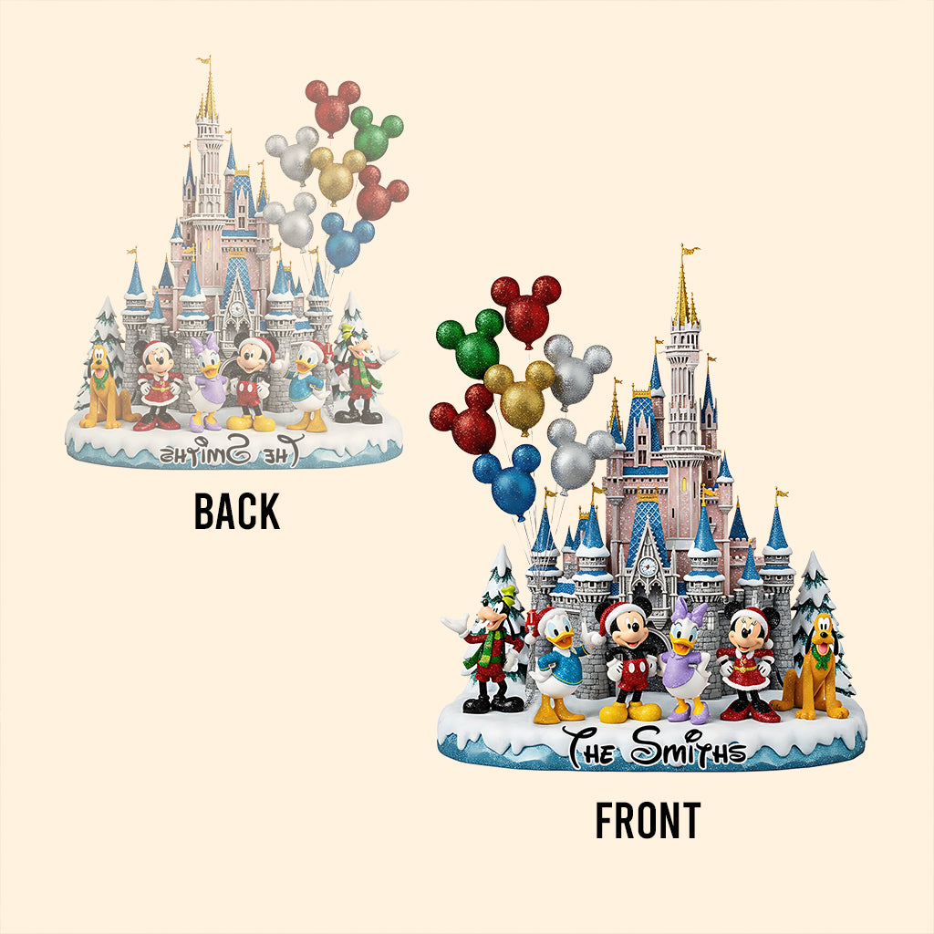 Merry Christmas - Personalized Mouse Custom Shaped Acrylic Plaque