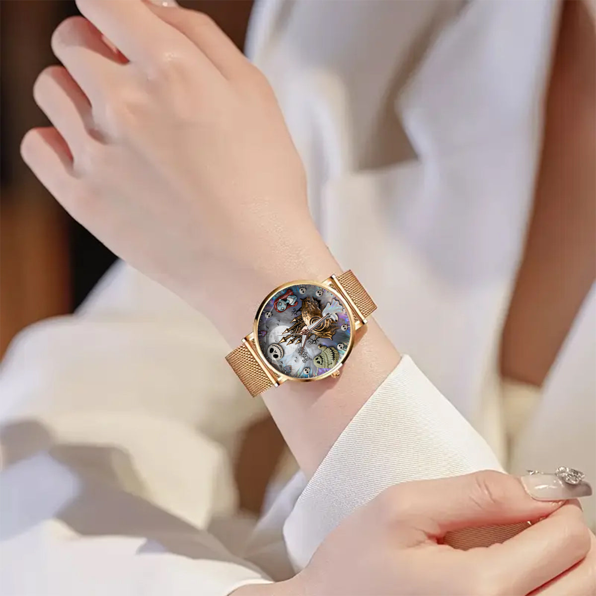 Dark Friends - Personalized Nightmare Women Hand Watch