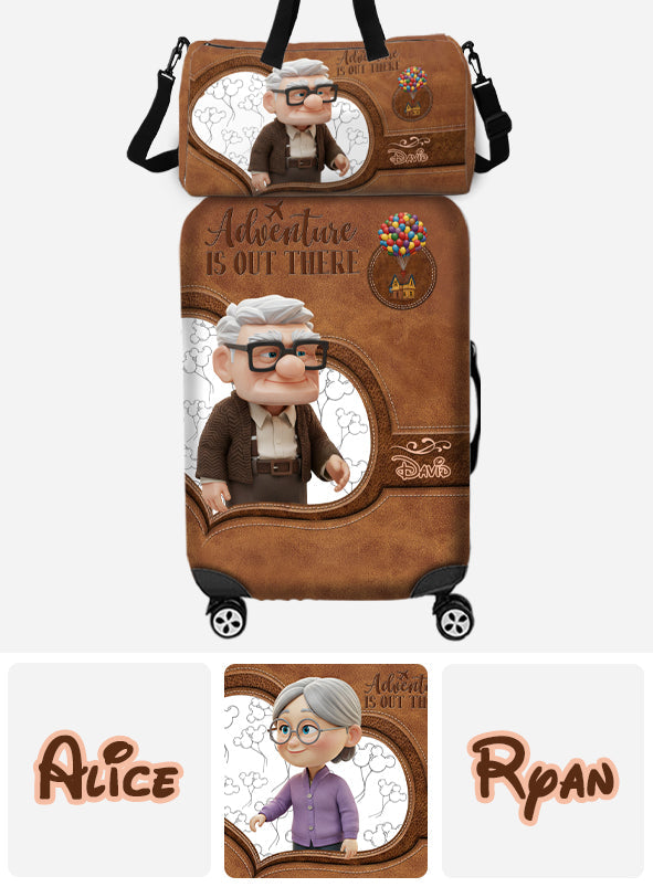 Adventure Is Out There - Personalized Mouse Luggage Cover & Duffle Bag