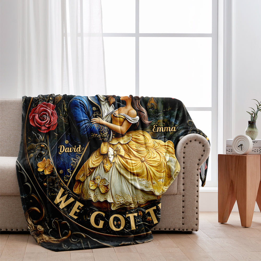 You & Me We Got This - Personalized Couple Blanket