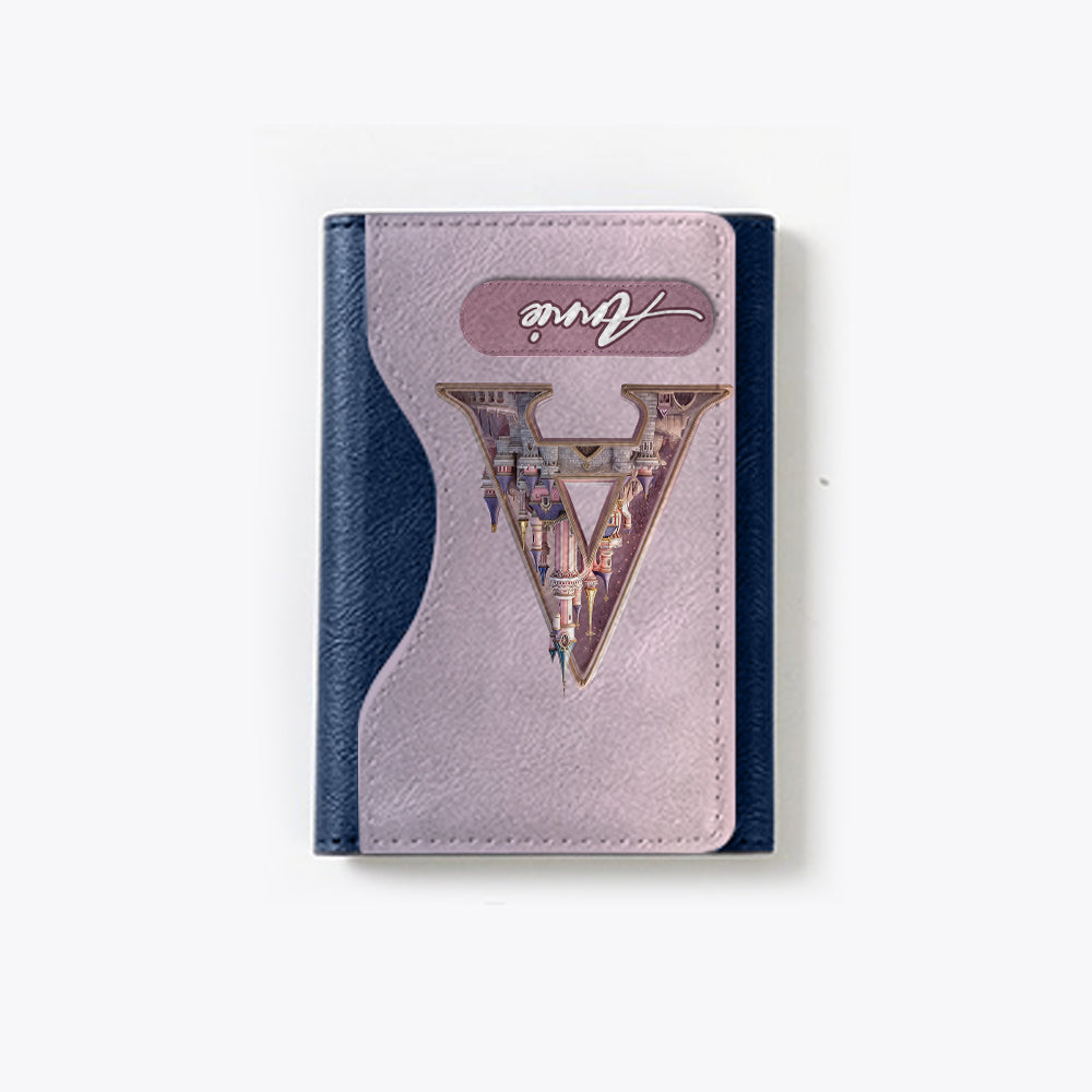 Magical Castle Custom Letter Alphabet - Personalized Mouse Magsafe Wallet