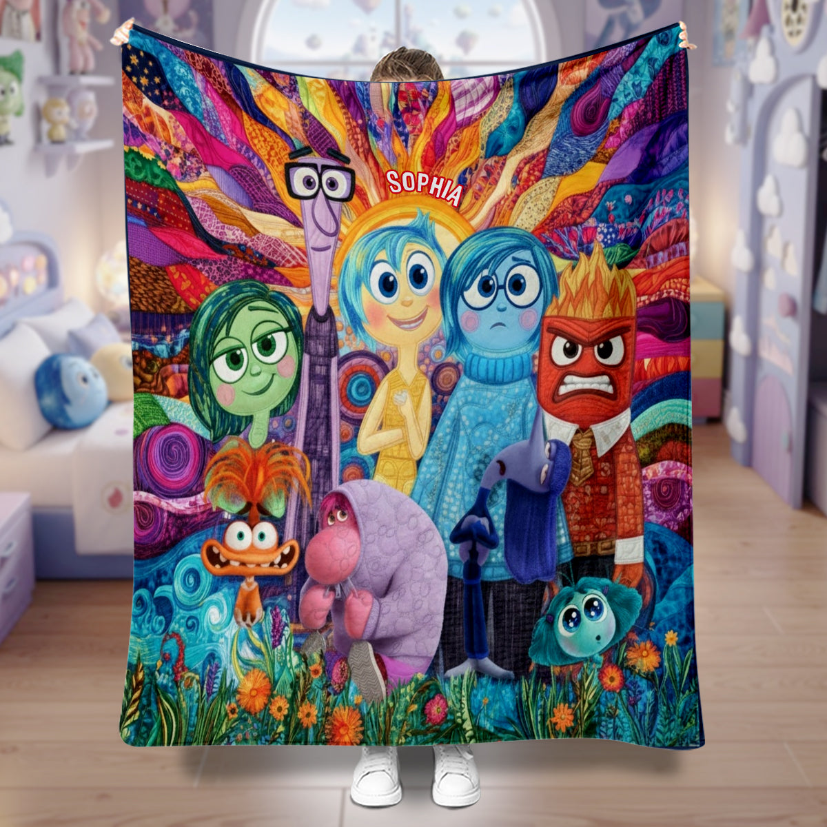 Inside Emotional Characters - Personalized Blanket
