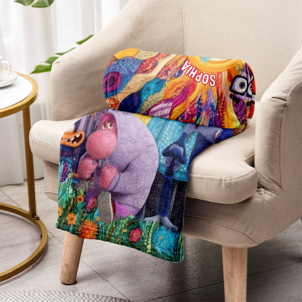 Inside Emotional Characters - Personalized Blanket