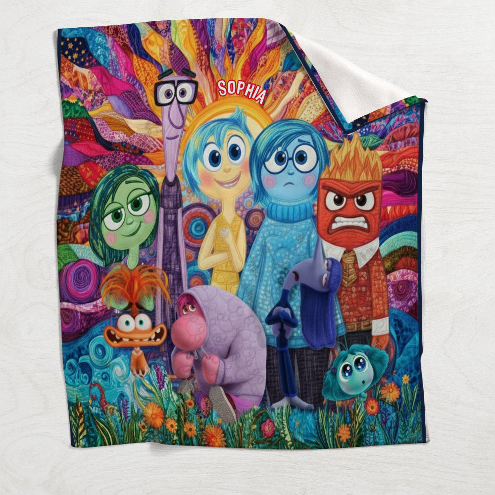 Inside Emotional Characters - Personalized Blanket