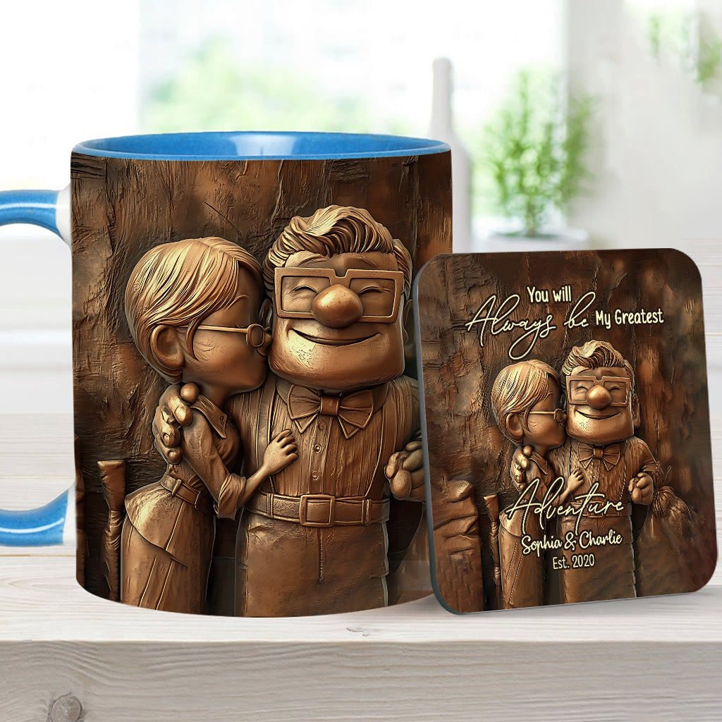 My Greatest Adventure - Personalized Mouse Accent Mug