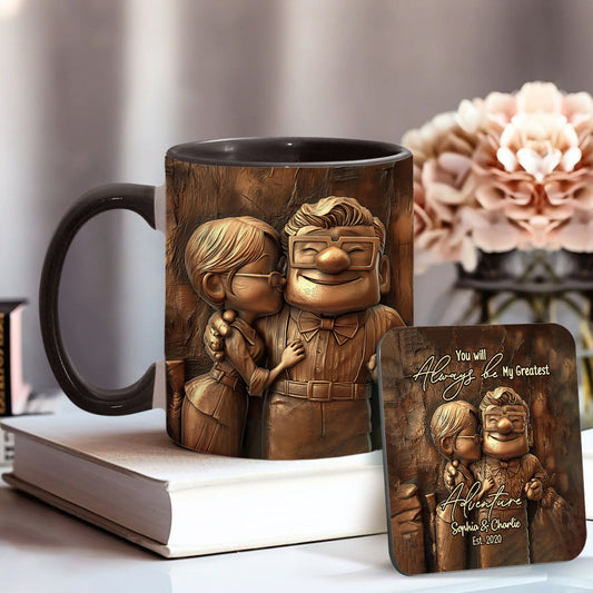 My Greatest Adventure - Personalized Mouse Accent Mug