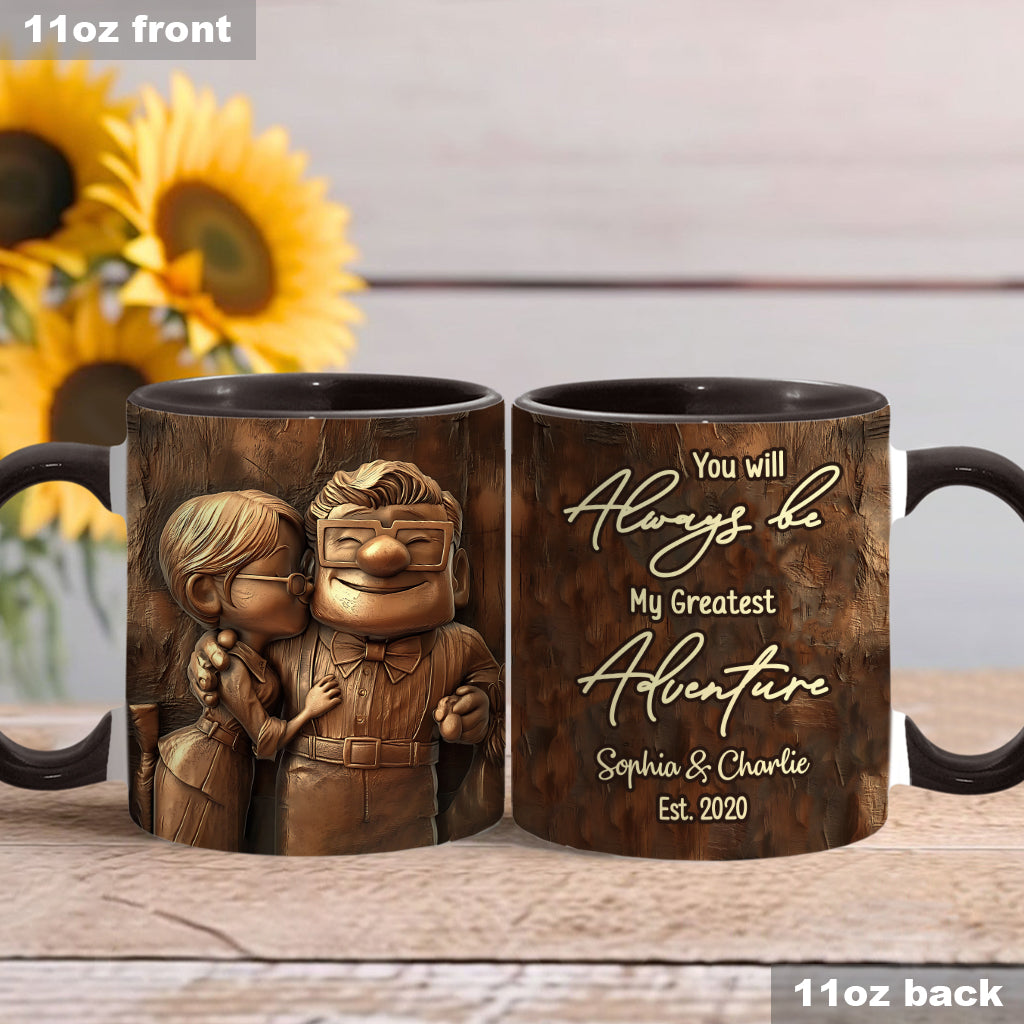 My Greatest Adventure - Personalized Mouse Accent Mug