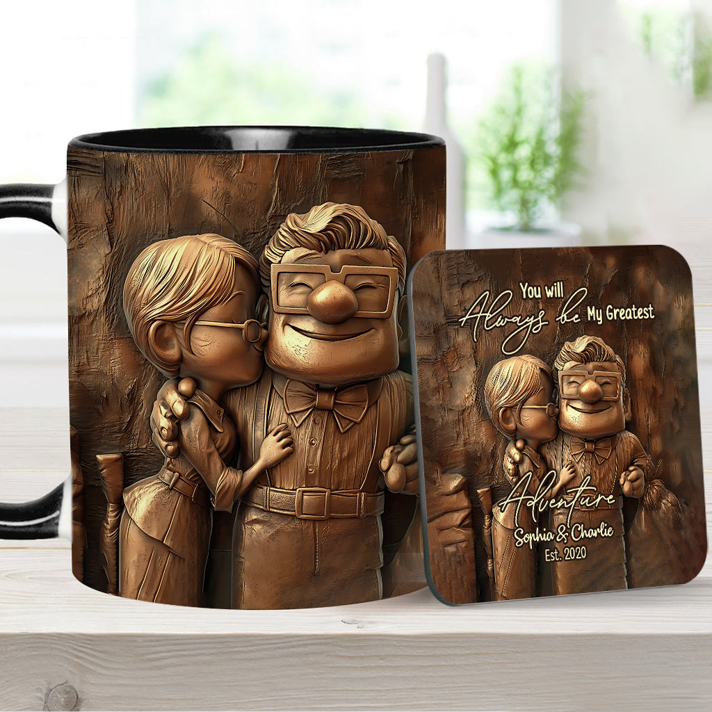 My Greatest Adventure - Personalized Mouse Accent Mug