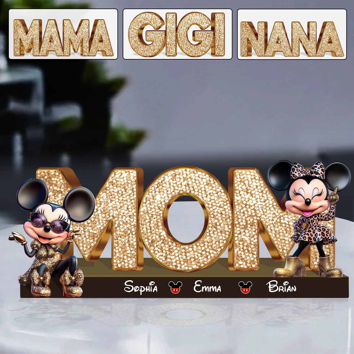 Magical Mom - Personalized Mouse Custom Shaped Acrylic Plaque