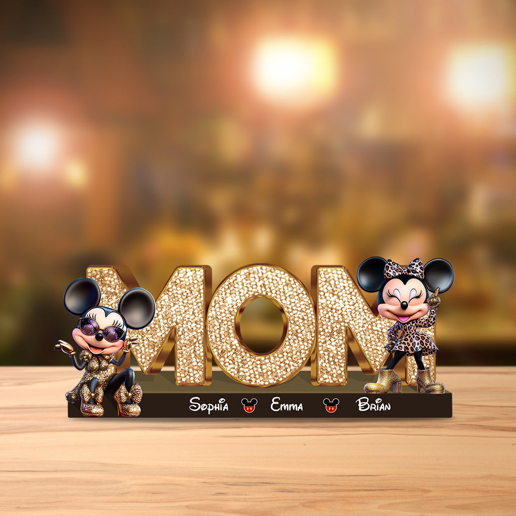 Magical Mom - Personalized Mouse Custom Shaped Acrylic Plaque