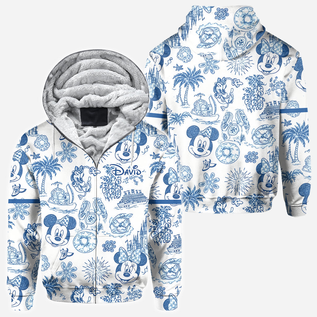 Magical Love Toile De Jouy - Personalized Mouse All Over Shirt