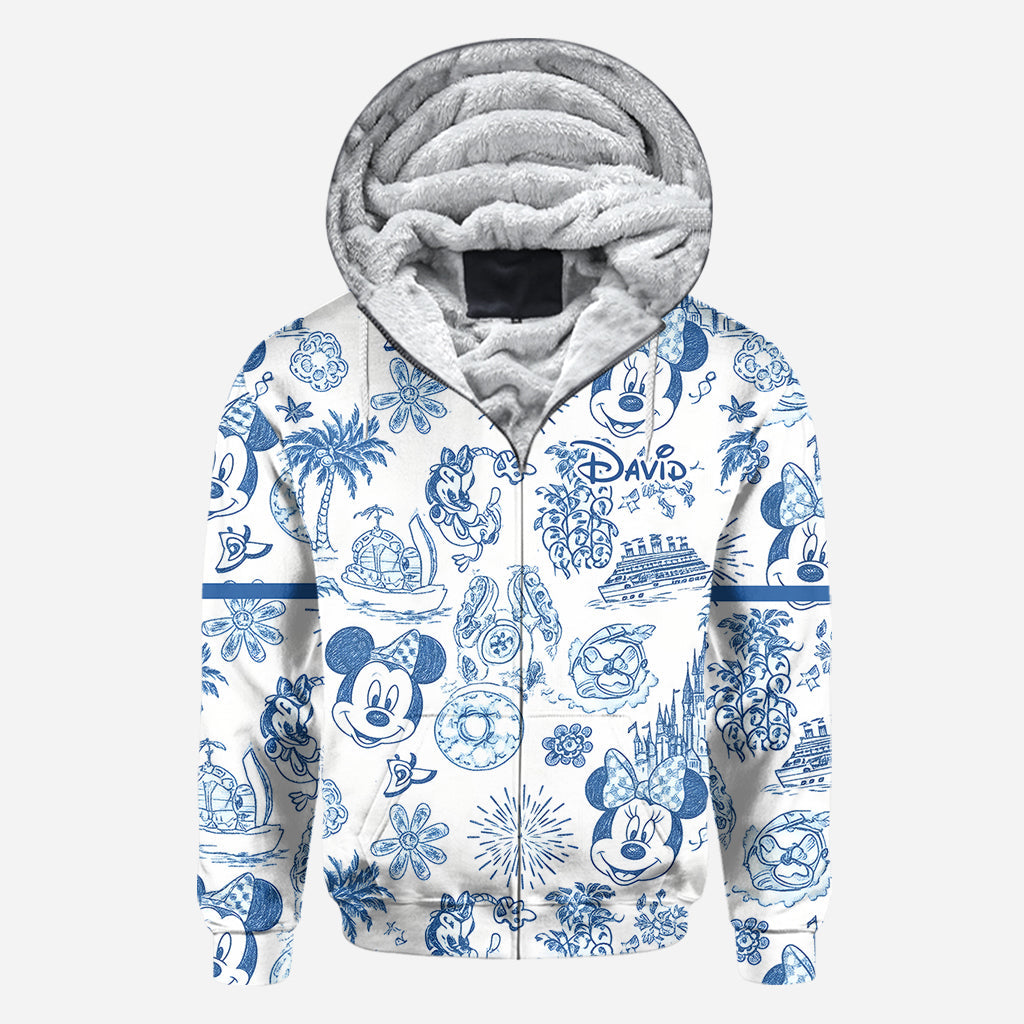 Magical Love Toile De Jouy - Personalized Mouse All Over Shirt