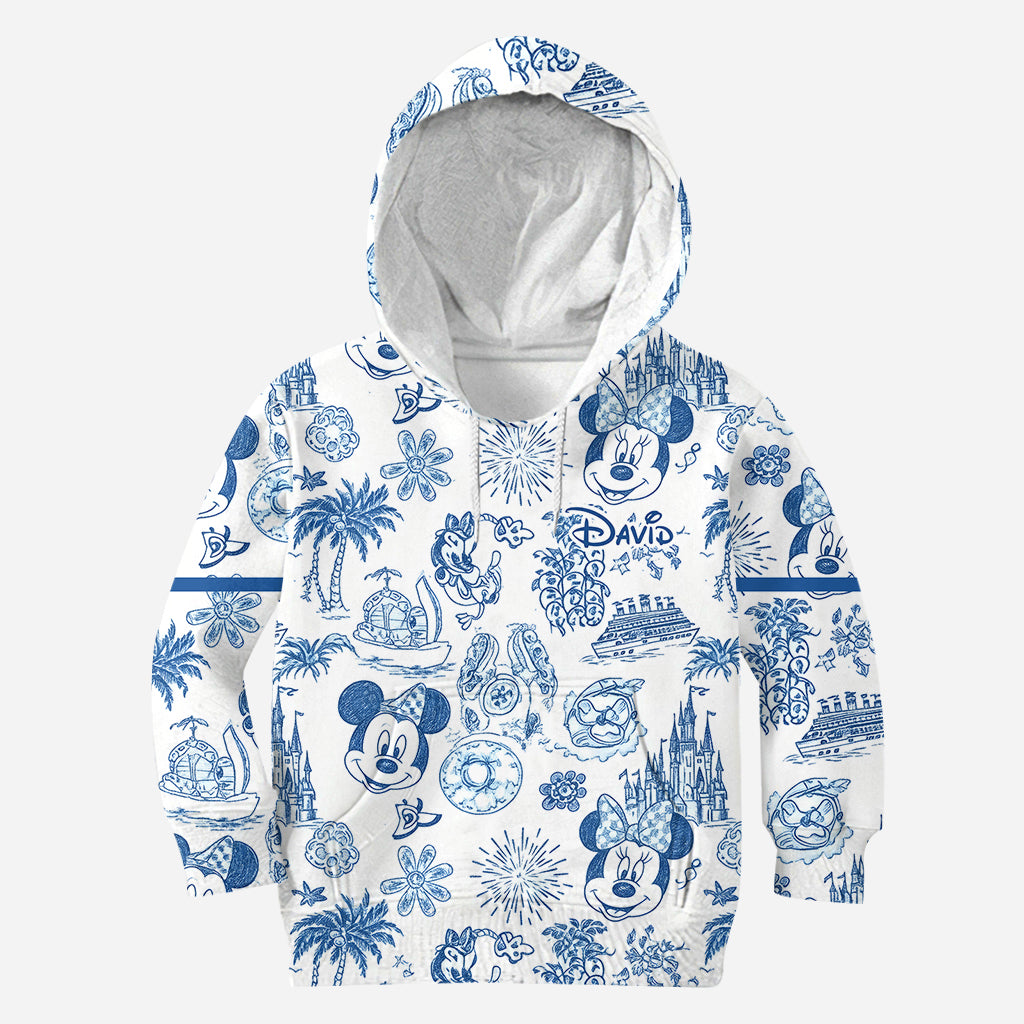 Magical Love Toile De Jouy - Personalized Mouse All Over Shirt