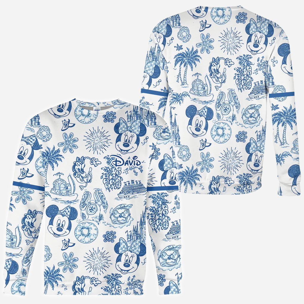 Magical Love Toile De Jouy - Personalized Mouse All Over Shirt