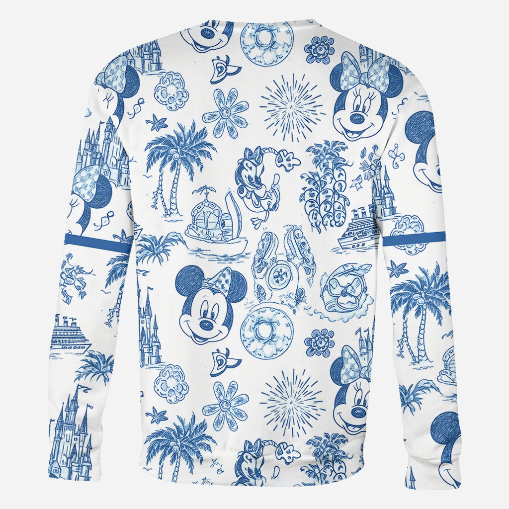 Magical Love Toile De Jouy - Personalized Mouse All Over Shirt