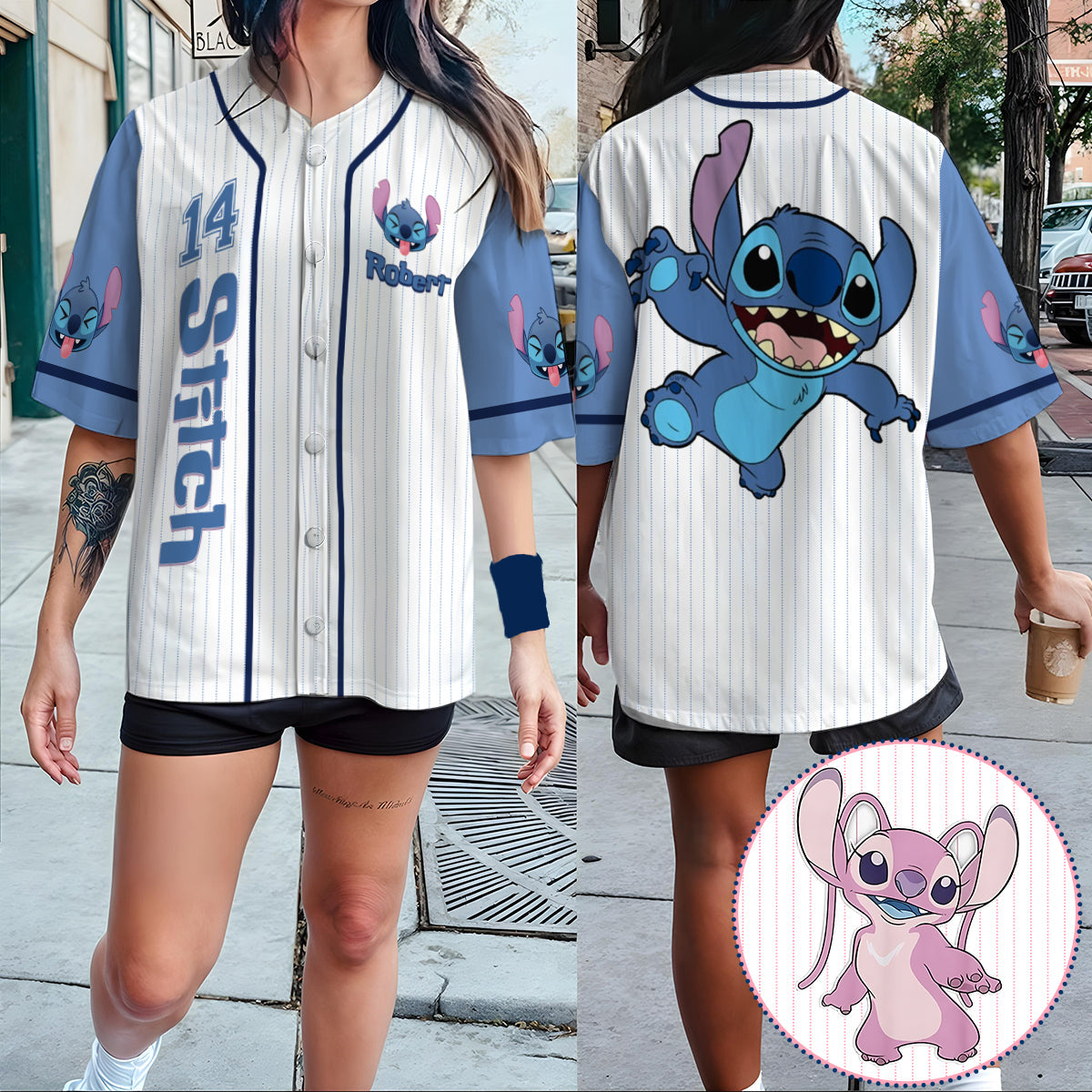 Blue Monster - Personalized Ohana Baseball Jersey