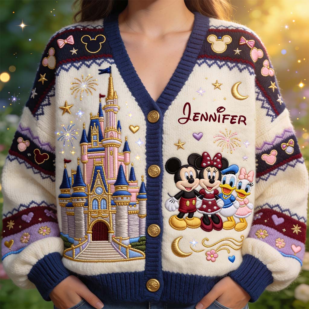 Magic Castle - Personalized Dream Trip Cardigan Sweater