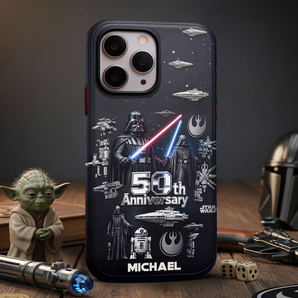 Wonder Stars - Personalized The Force Full Print Phone Case