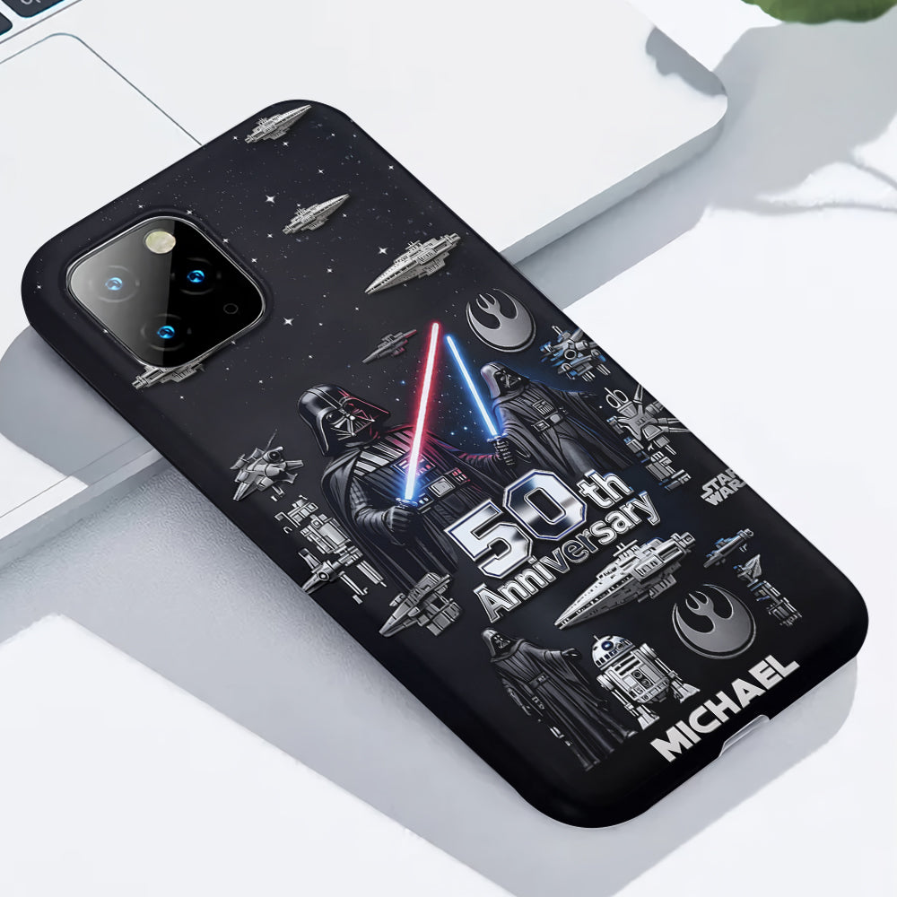 Wonder Stars - Personalized The Force Full Print Phone Case