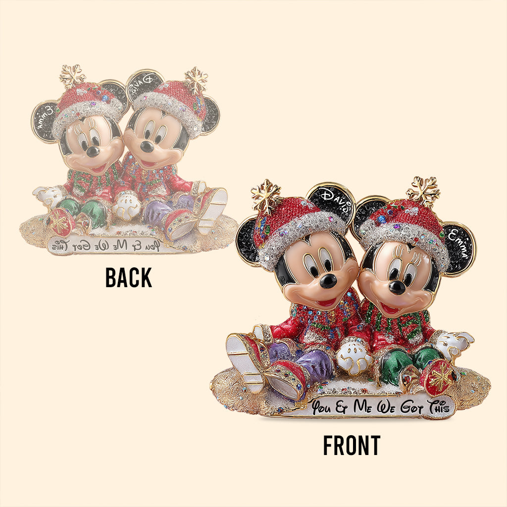 You & Me We Got This - Personalized Mouse Custom Shaped Acrylic Plaque