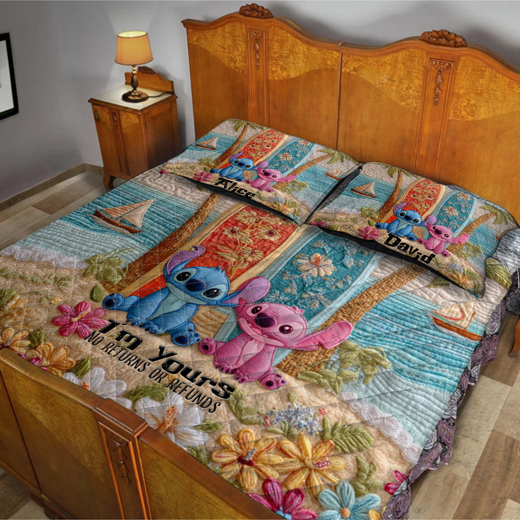 I'm Yours - Personalized Ohana Quilt Set