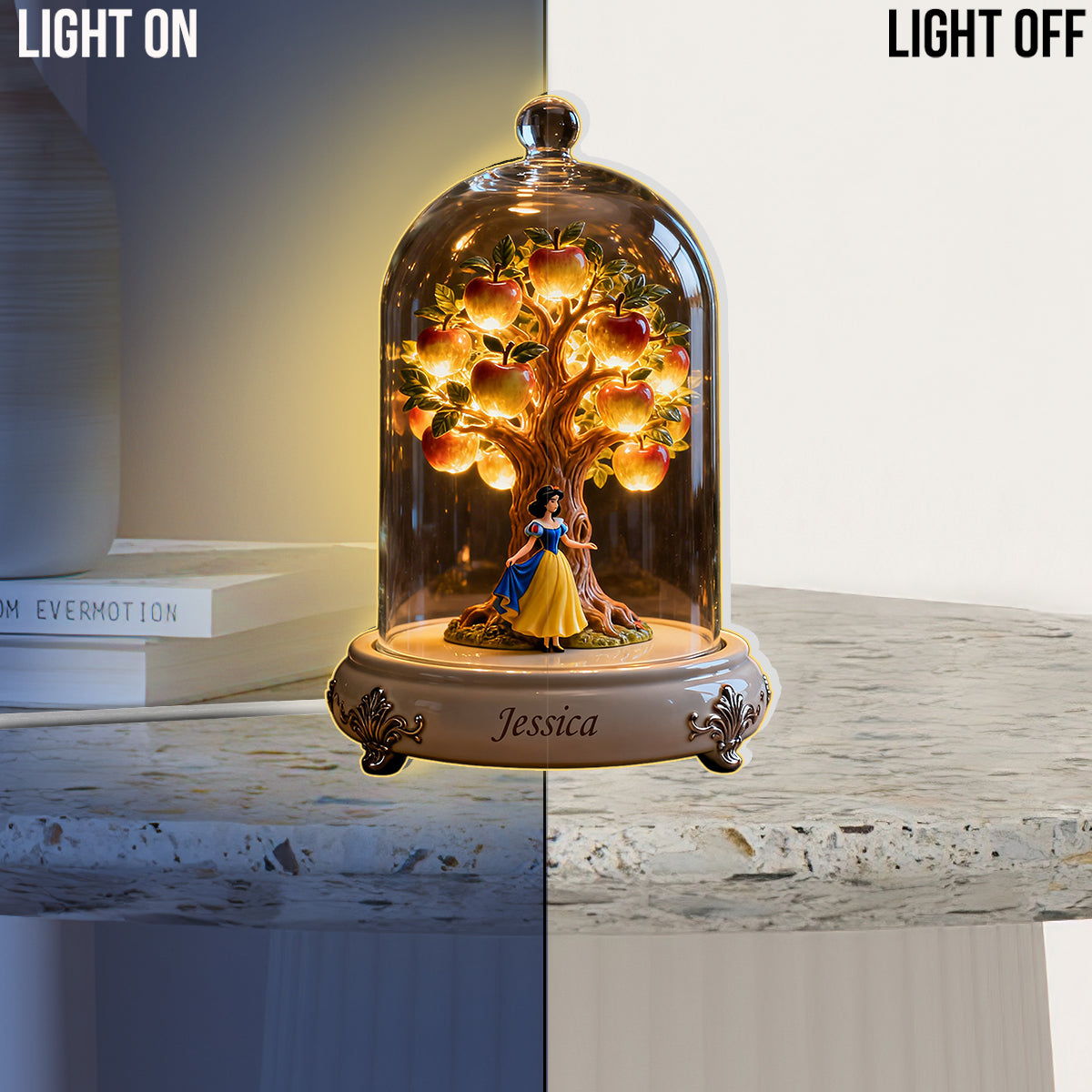My Princess - Personalized Beautiful Princess Acrylic LED Night Light
