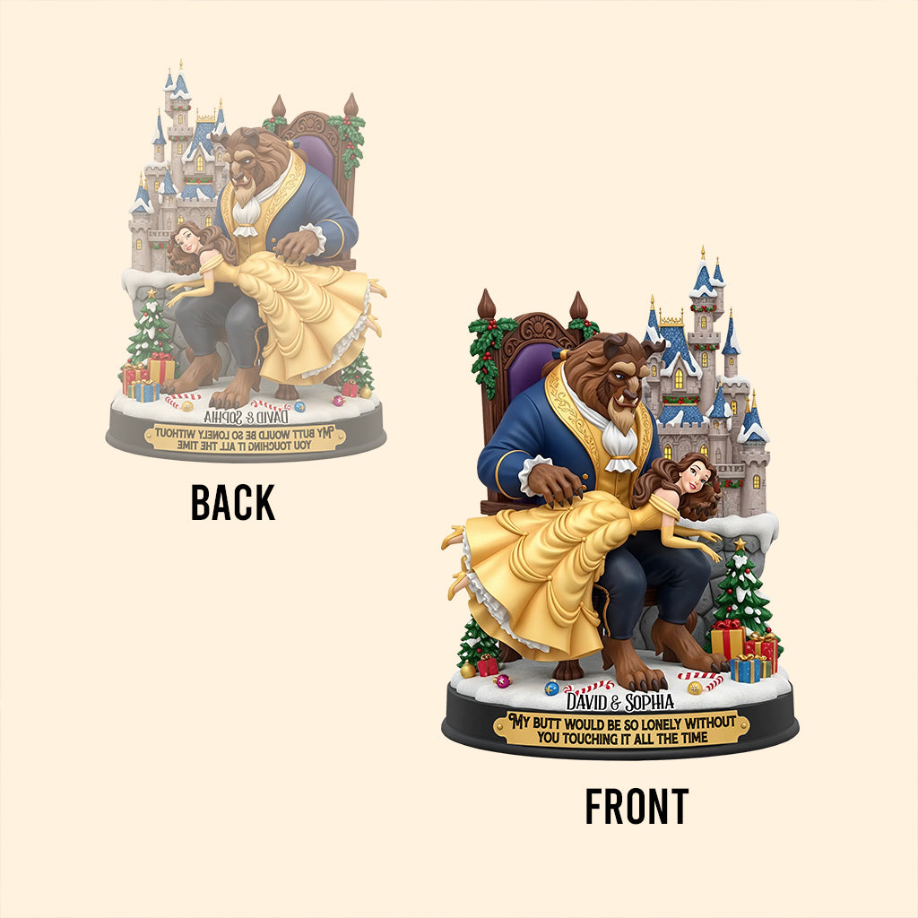 Funny Fairy Couple - Personalized Mouse Custom Shaped Acrylic Plaque