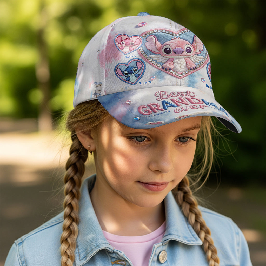 Best Gift For Mom/Grandma Blue Ohana - Personalized Ohana Classic Cap
