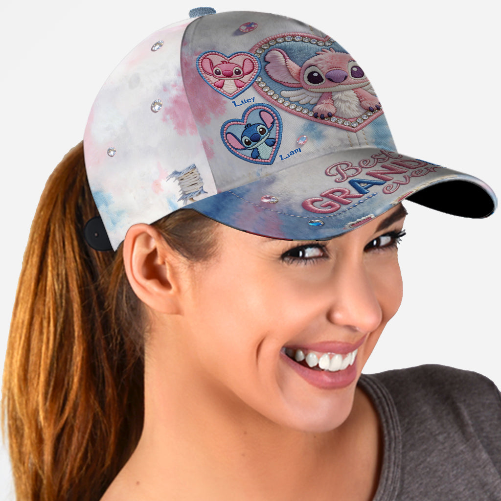 Best Gift For Mom/Grandma Blue Ohana - Personalized Ohana Classic Cap