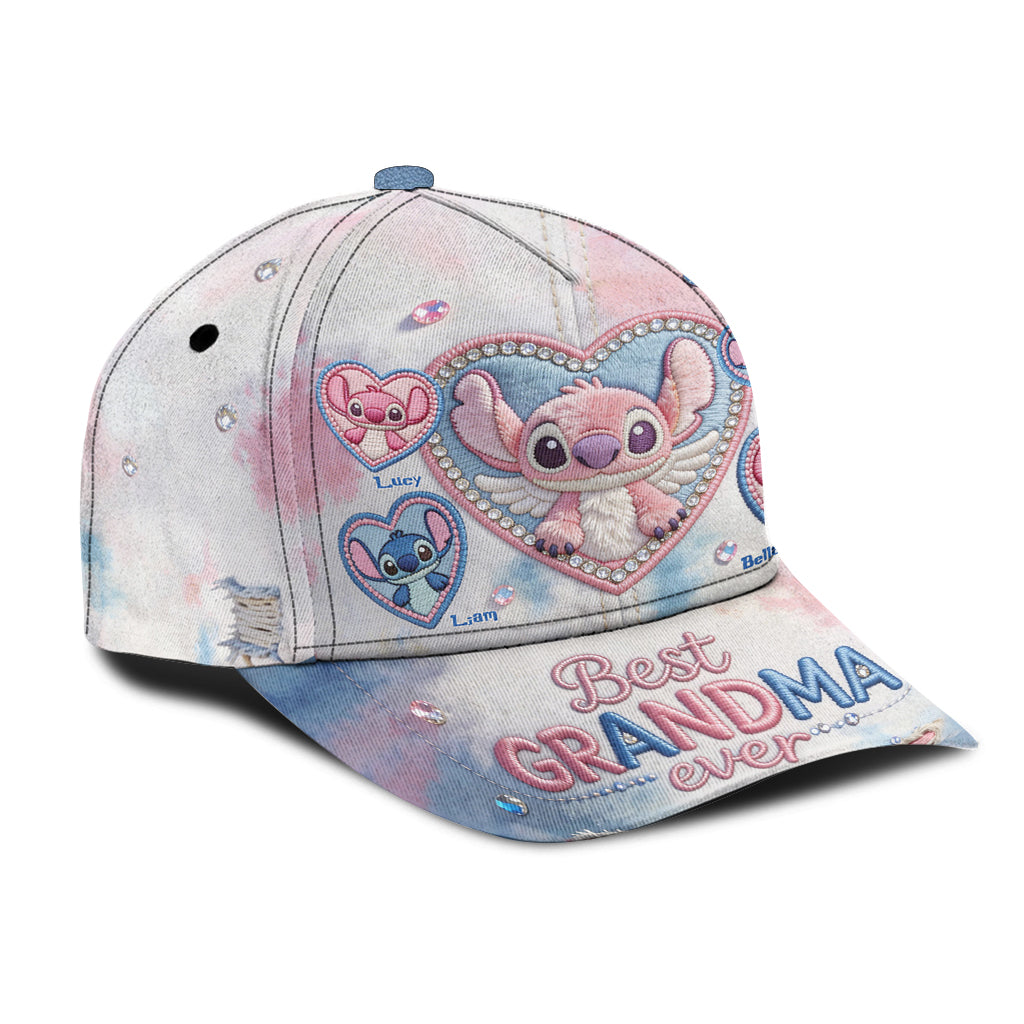 Best Gift For Mom/Grandma Blue Ohana - Personalized Ohana Classic Cap
