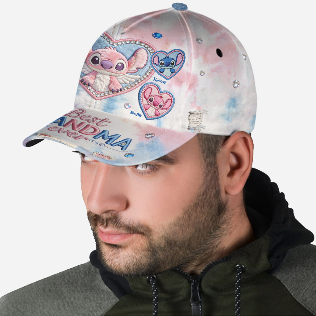 Best Gift For Mom/Grandma Blue Ohana - Personalized Ohana Classic Cap
