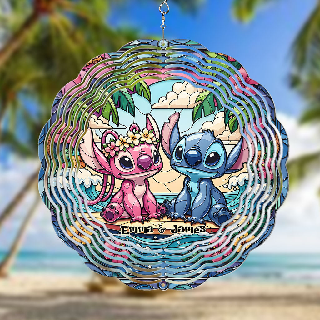 Ohana Summer - Personalized Ohana Wind Spinner