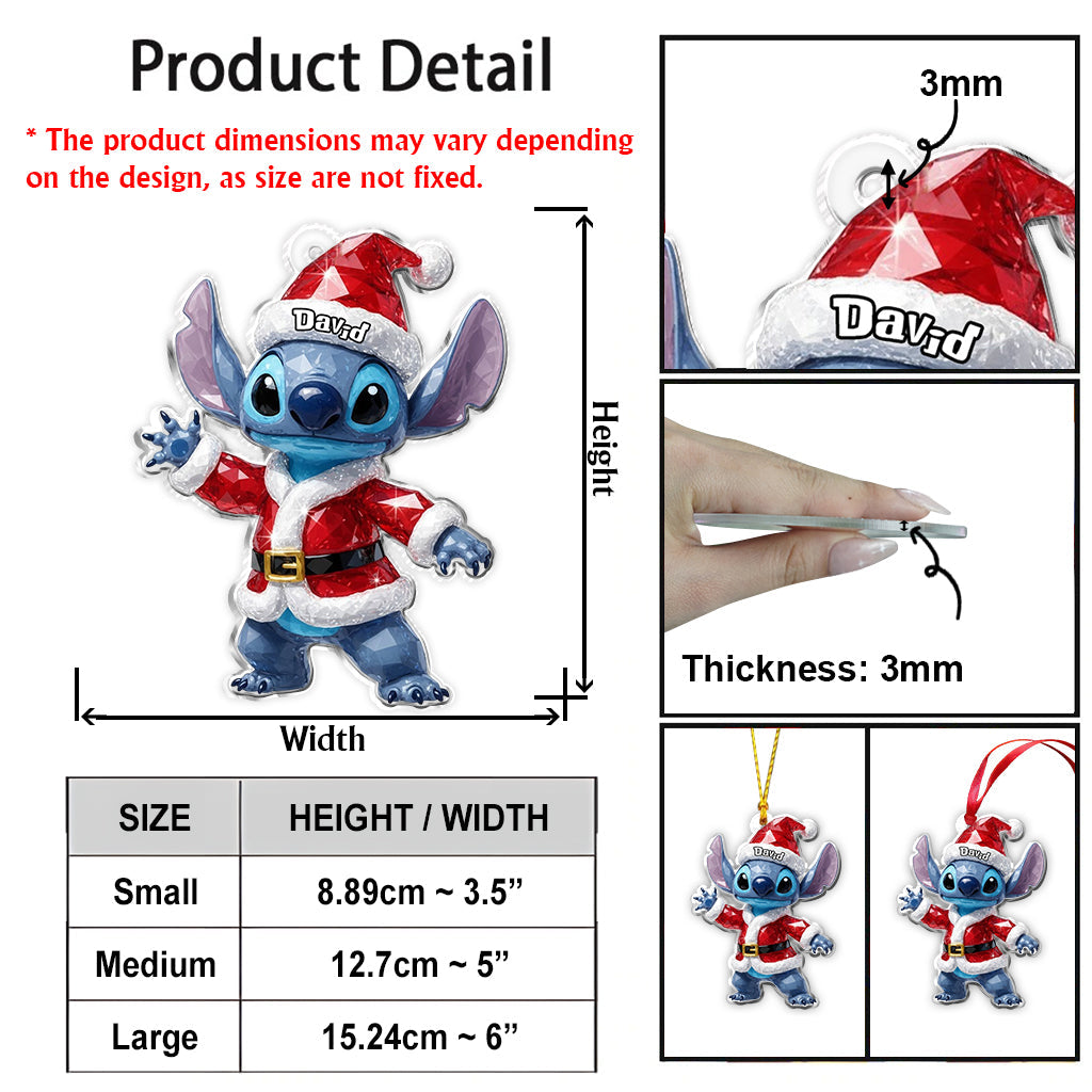 Ohana Means Family - Personalized Ohana Ornament