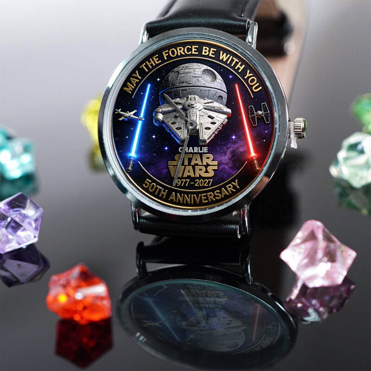 50th Anniversary - Personalized The Force Hand Watch