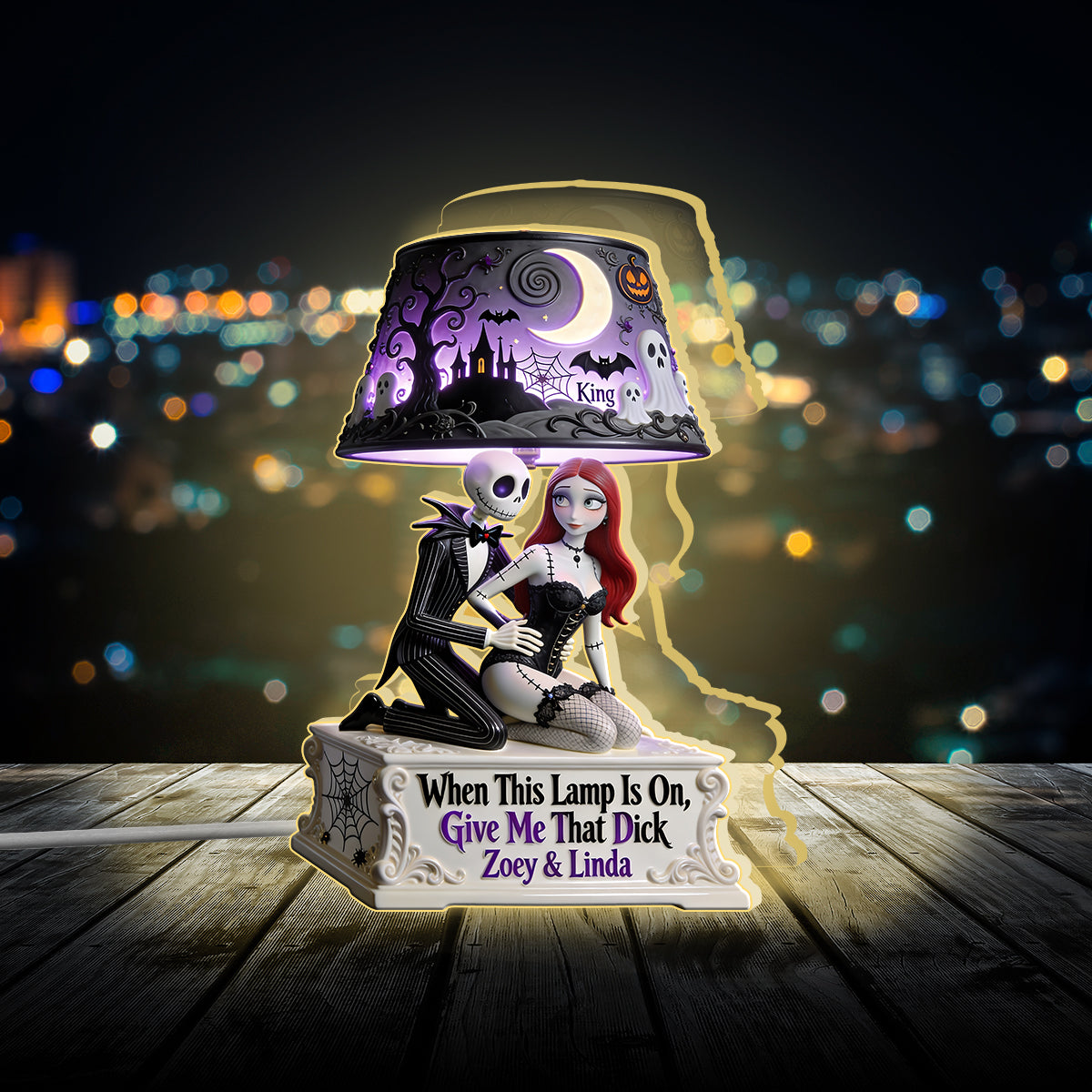 Light This Lamp - Personalized Nightmare Acrylic LED Night Light
