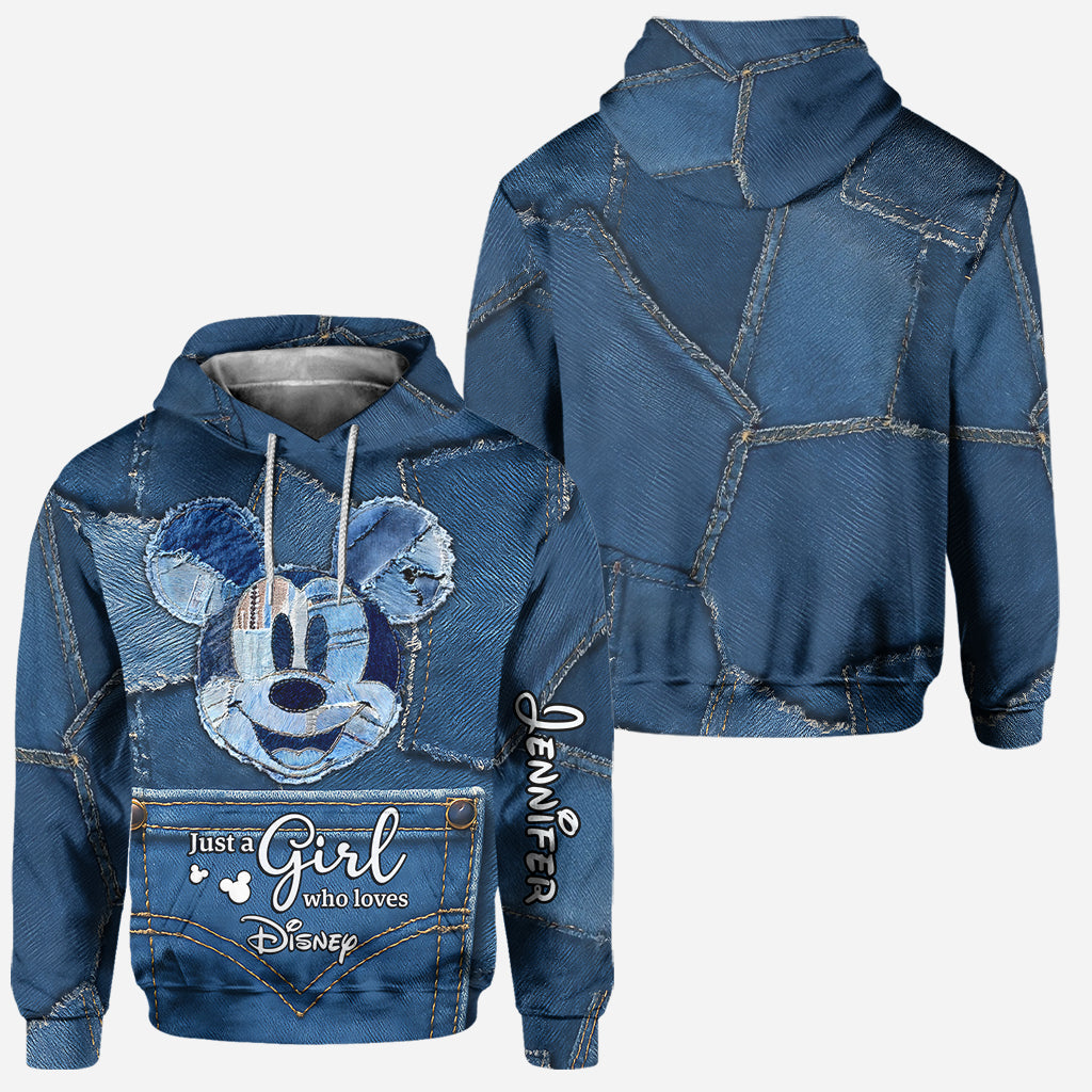 Just A Girl Who Loves Magic - Personalized Mouse Hoodie and Leggings