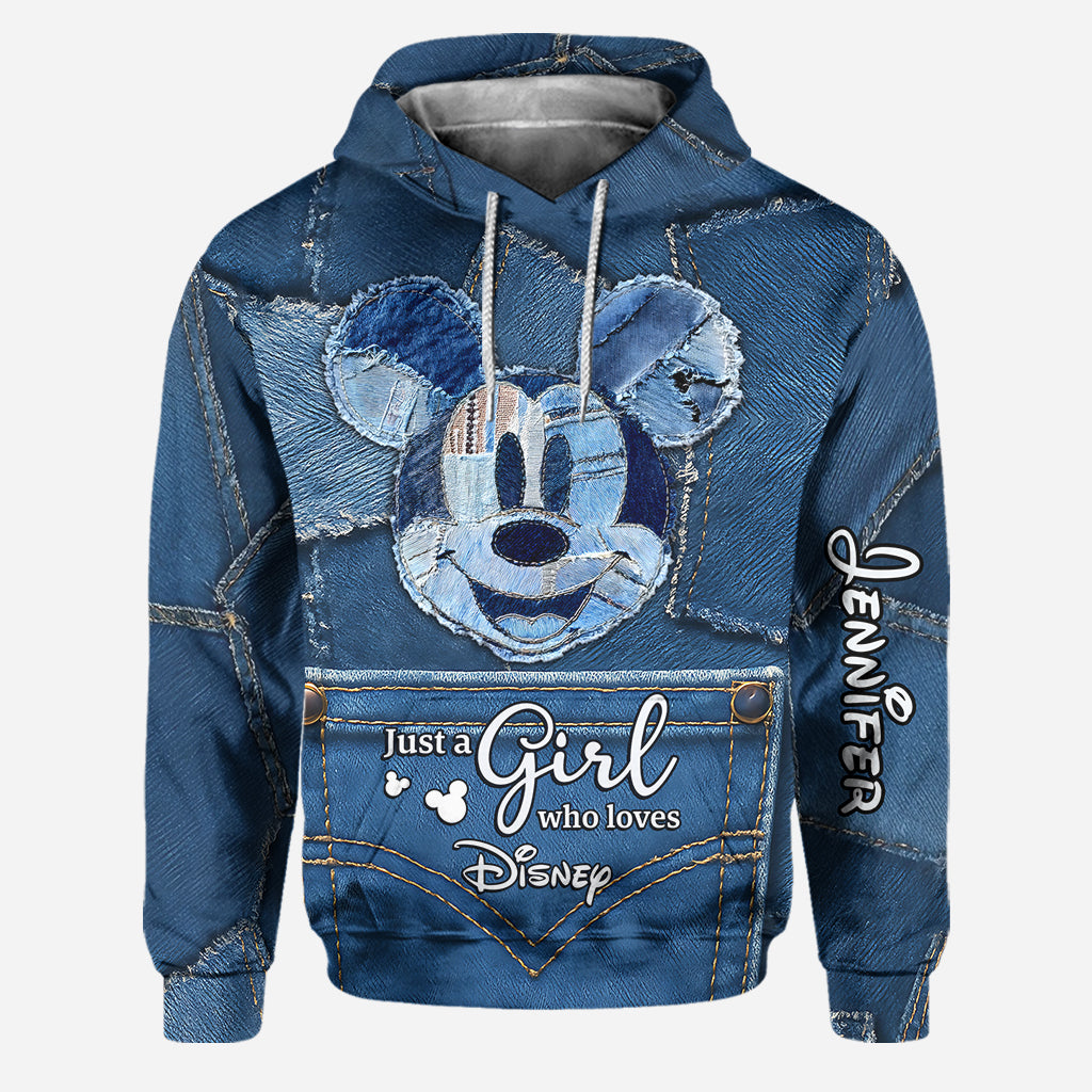 Just A Girl Who Loves Magic - Personalized Mouse Hoodie and Leggings