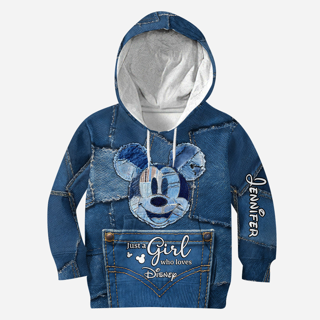 Just A Girl Who Loves Magic - Personalized Mouse Hoodie and Leggings