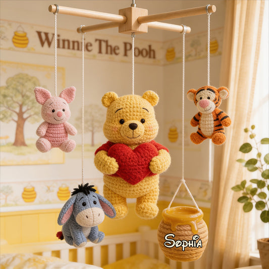 Welcome To The World - Personalized Newborn Crib Mobile