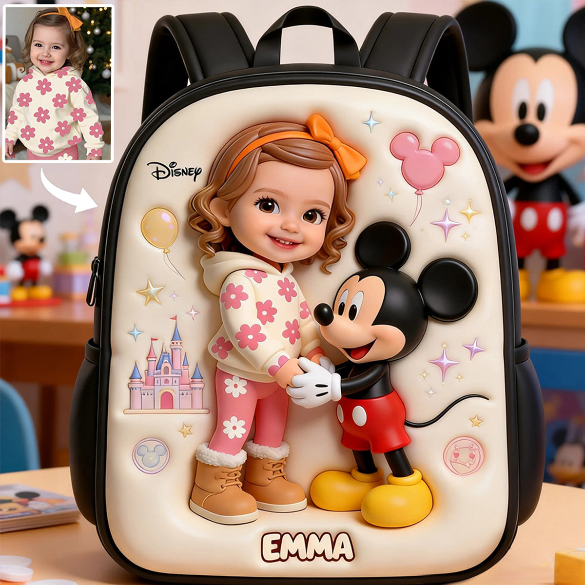 Custom Any Photo - Personalized Kid Multifunctional Backpack