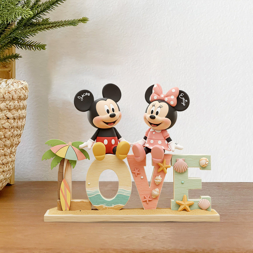 You & Me We Got This - Personalized Mouse Custom Shaped Acrylic Plaque