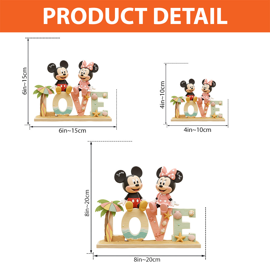 You & Me We Got This - Personalized Mouse Custom Shaped Acrylic Plaque