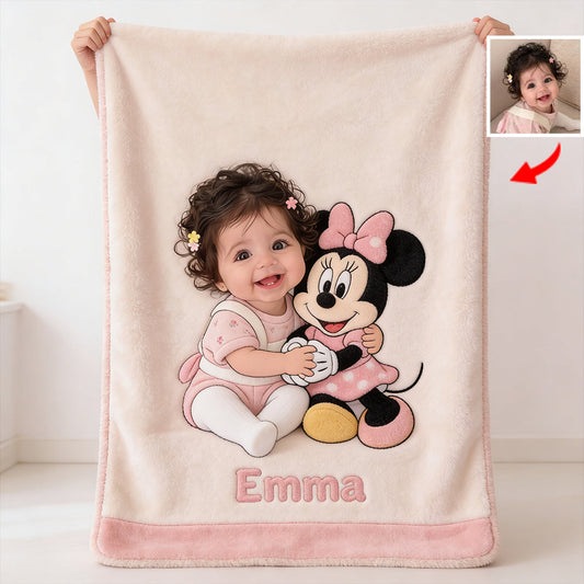 Magical Friends - Personalized Mouse Blanket