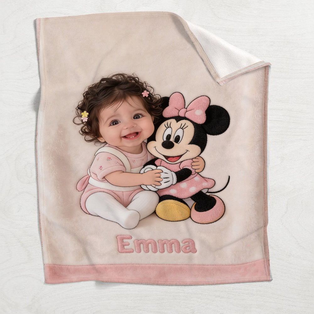 Magical Friends - Personalized Mouse Blanket
