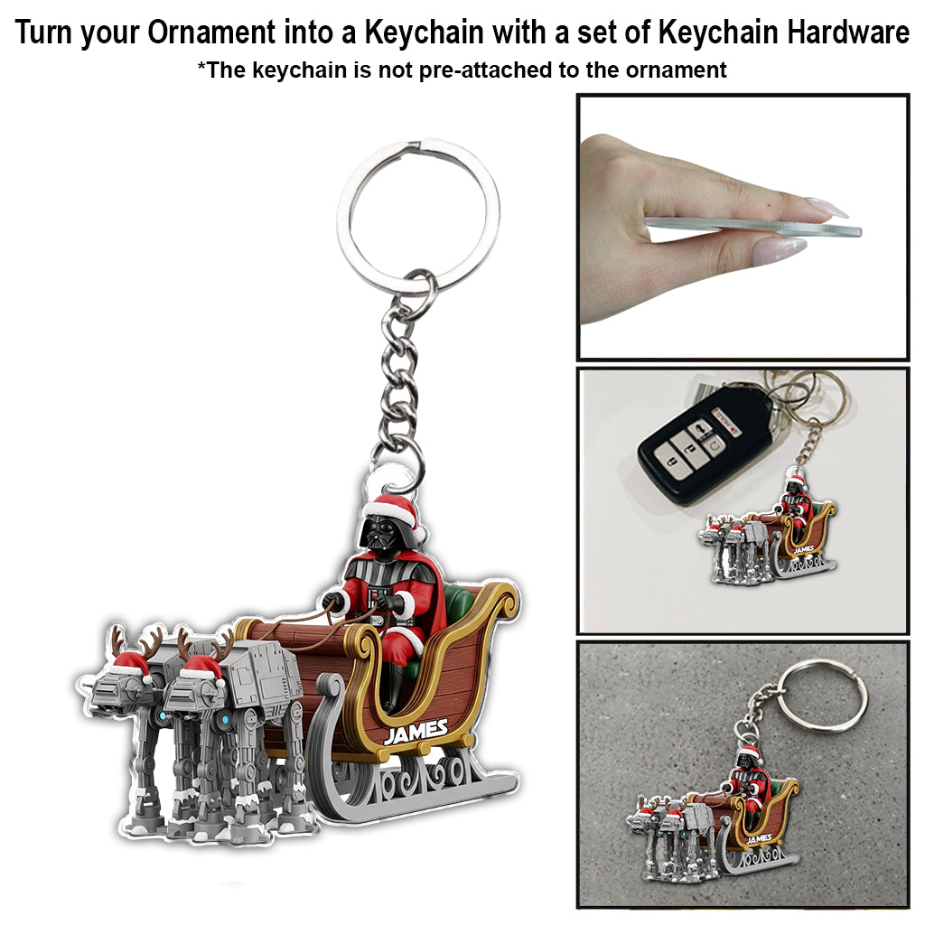 Merry Christmas - Personalized The Force Ornament