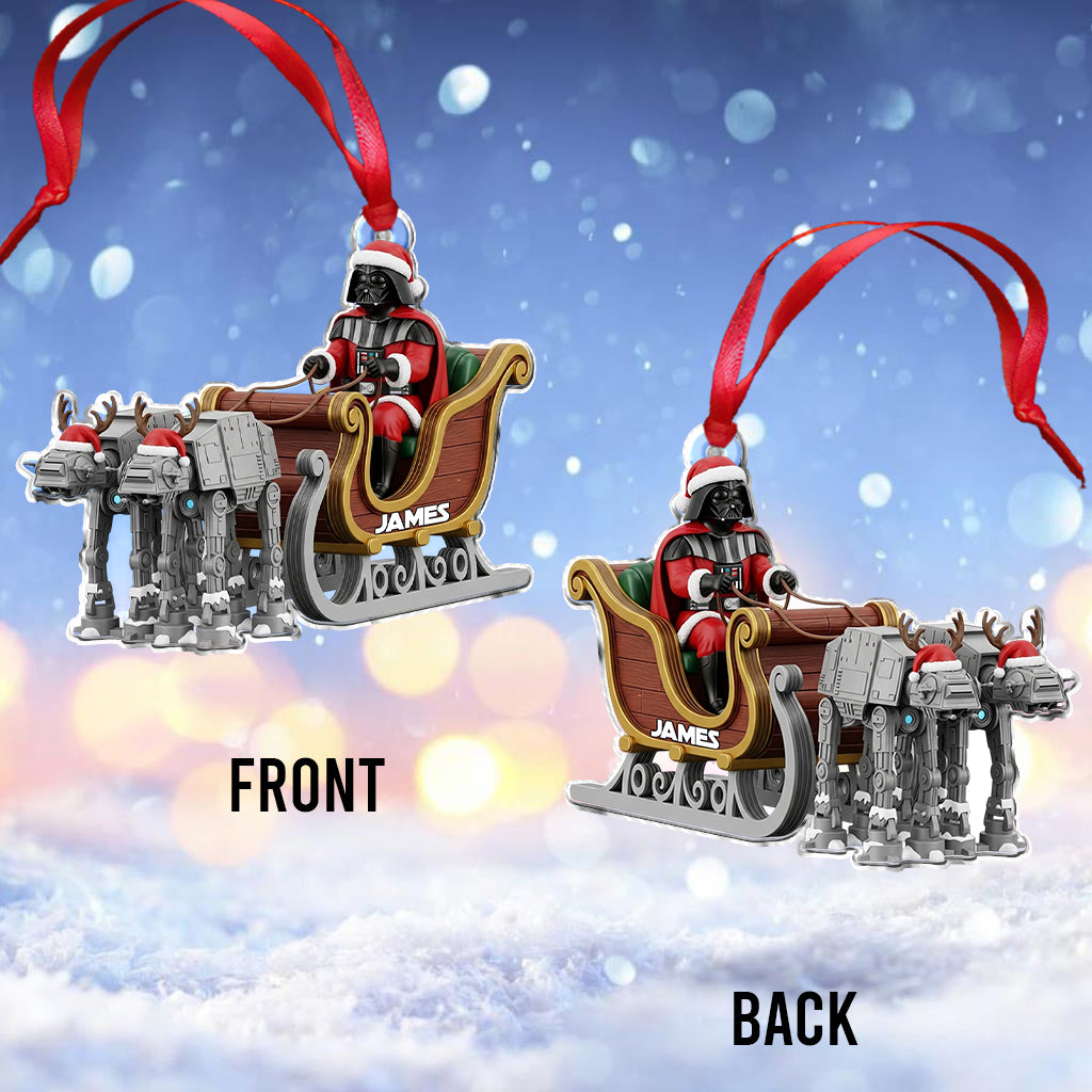 Merry Christmas - Personalized The Force Ornament